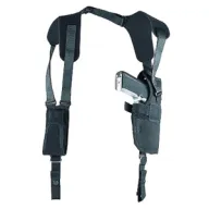 Uncle Mikes Sidekick, Unc 8305-2 V Shoulder Holster Lh 5 Blk