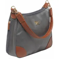 Bulldog Hobo Purse, Bdog Bdp018 Hobo Purse Hlstr Gry/tan