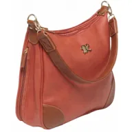 Bulldog Hobo Purse, Bdog Bdp016 Hobo Purse Hlstr Red/tan