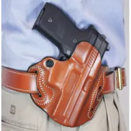 Desantis Speed Scabbard Holstr - Rh Owb Leather Glock 172231 Tan