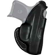 Desantis Maverick Holster Rh - Owb Leather S&w B-guard 380 Bl