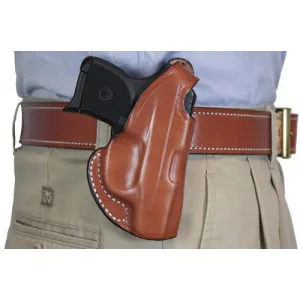 Desantis Maverick Holster Rh - Owb Leather S&w B-guard 380 Tan