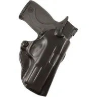 Desantis Mini Scabbard Holster - Rh Owb Leather Kimber Micro Bl