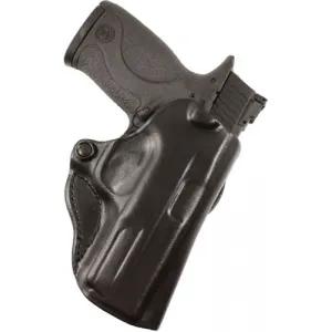 Desantis Mini Scabbard Holster - Rh Owb Leather Sig P365 Black