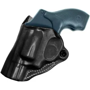 Desantis Mini Scabbard Holster - Lh Owb Leather J-frm 2-2.25 Bl
