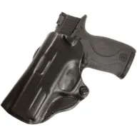 Desantis Mini Scabbard Holster - Lh Owb Leather Glock 192336 Bl