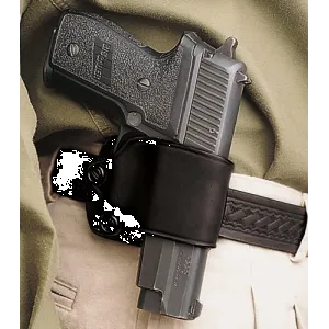 Desantis Yaqui Slide Holster - Rh Leather Large Da Autos Blk