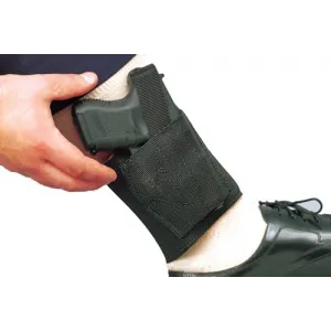 Desantis Apache Ankle Holster - Rh Nylon Most Med Autos Black
