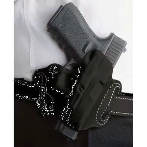 Desantis Mini Slide Holster - Owb Rh Leather Sig P365 Black