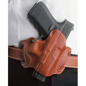 Desantis Mini Slide Holster - Owb Rh Leather Fn 503 Tan