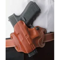 Desantis Mini Slide Holster - Owb Rh Leather M&p 9/40 Tan