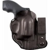 Desantis Flex-tuk Holster Iwb - Tuckable Lther J-frame 2" Blk