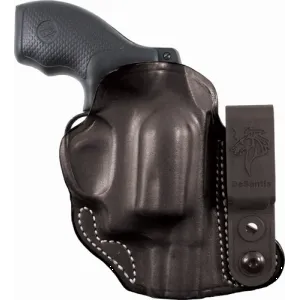 Desantis Flex-tuk Holster Iwb - Tuckable Lther J-frame 2" Blk