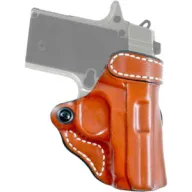 Desantis Criss-cross Holster - Owb Rh Leather S/a Hellcat Tan