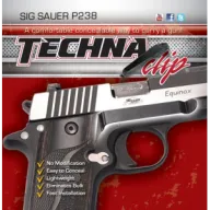 Techna Clip Handgun Retention - Clip Sig P238 Right Side