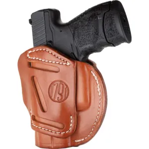 1791 Holster 3-way Owb Multi- - Fit Ambidextrous Sz3 Glock 26/sim Brown