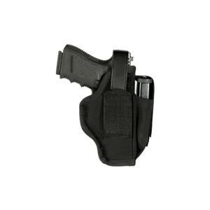 Blackhawk Ambidextrousdextrous Holster - W/mag Pouch #01 Nylon Black