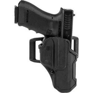 Blackhawk T-l2c Compact Holstr - Rh S&w M&p Shield 9/40 Black