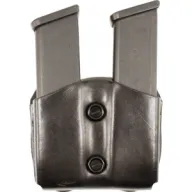 Desantis Double Mag Pouch Owb - Leather Single Stack 10/45 Blk