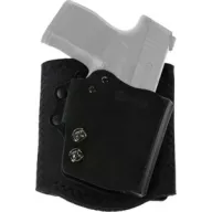 Galco Ankle Guard Holster Rh - Hybrid Leather Glock 43 Black