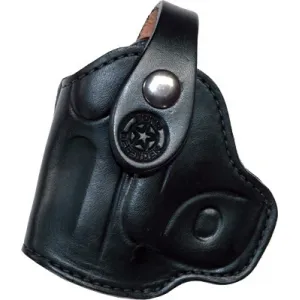 Bond Arms Holster Lh Thumbsnap - For Back-up Leather Black