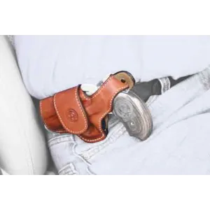 Bond Arms Driving Holster Lh - Thumbsnap Leather Tan