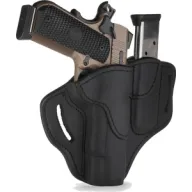 1791 Bh1 Belt Holtr W/ Mag Hld - Mult-fit Rh 1911 Frm 4-5" Blk
