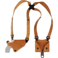 Galco Classic Lite Shlder Sytm - Rh Leather 1911 5" Natural