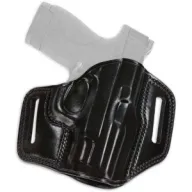 Galco Combat Master Belt Hlstr - Rh Leather Glock 48 Black