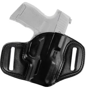 Galco Combat Master Belt Hlstr - Rh Leather Sig P365 Std/sas Bl