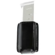 Galco Concealable Mag Case Blk - 9/40/357s Staggered Metal Mags