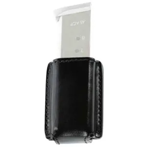 Galco Concealable Mag Case Blk - 9/40/357s Staggered Metal Mags