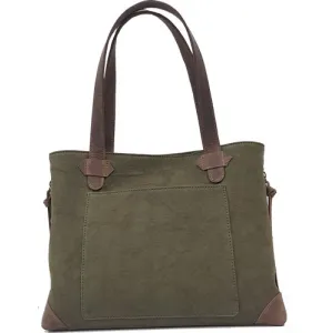 Vc Conceal Carry Purse Canvas - Olive Green Tote Style