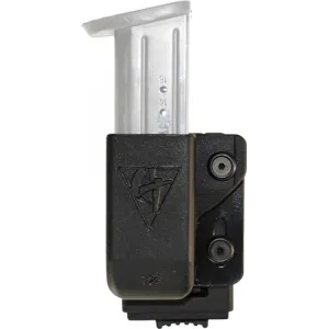 Comp-tac Single Mag Pouch Plm - Clip Lsc #12 M&p 9/40 Black