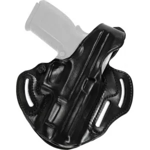 Galco Cop 3 Slot Belt Holster - Rh Leather Sig P220226 Blk