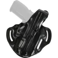 Galco Cop 3 Slot Belt Holster - Rh Leather S&w M&p 9/40 Blk!