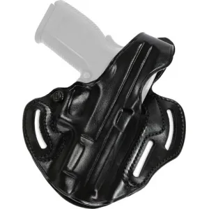Galco Cop 3 Slot Belt Holster - Rh Leather S&w M&p 9/40 Blk!