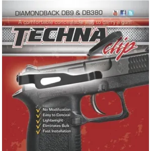 Techna Clip Handgun Retention - Clip Diamondback Db380/db9 Rs