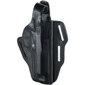 Beretta Holster 92fs/m9a1 - Belt Slide Rh Leather Black