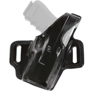 Galco Fletch High Ride Belt - Holster Rh Lther Glock 2127 Bl