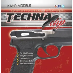 Techna Clip Handgun Retention - Clip Kahr Right Side