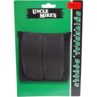 Michaels Double Magazine Pouch - W/velcro Closesure Black