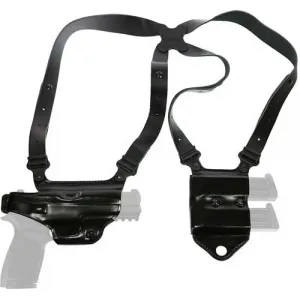 Galco Miami Shoulder System - Rh Leather Glock 17/19/22/23 Blk