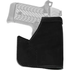 Galco Pocket Protector Holster - Rh Leather Ruger Lcp Black