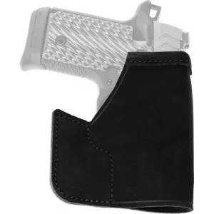 Galco Pocket Protector Holster - Rh Leather M&p Shld 9/40/45 Bl