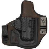 Vc Rebel Holster Iwb Kydex - Leather Rh Sig Hellcat Brown