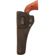 Vc Revolver Holster Owb Lther - Rh .22 Cal Sa 6.5" Ug Dis Brn