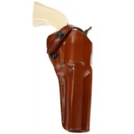 Galco Sao Belt Holster Rh - Leather Saa Ruger Sup Blk 7.5"