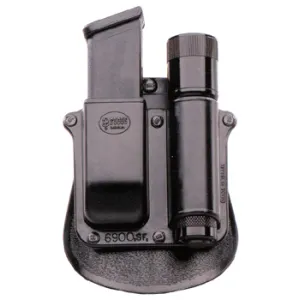 Fobus Flashlight/mag Pouch - Paddle Style Double Stack Mag