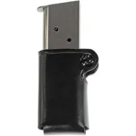Galco Single Mag Pouch Leather - .45 Single Stack Metal Mag Blk